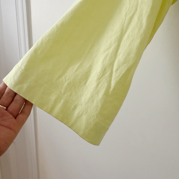 Aritzia Wilfred axel crop top in fluro lime color size XS - Picture 5 of 11